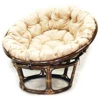Кресло из ротанга Papasan + подушка ЭкоДизайн