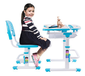 Растущая парта и стульчик FunDesk Colore Blue