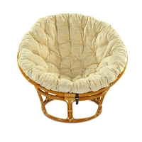 Кресло из ротанга Papasan 23/01+ подушка