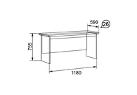Премьер 26 Стол рабочий