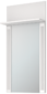Виктория 31 Зеркало настенное с полкой