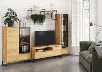 Loft гостиная нм-001крафт золотой